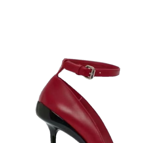 HEBLE Ankle Strap High Heel Sandals