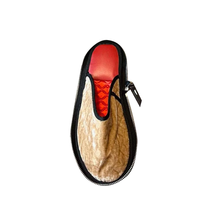 HEIDE Zip Embellished Slippers Slides