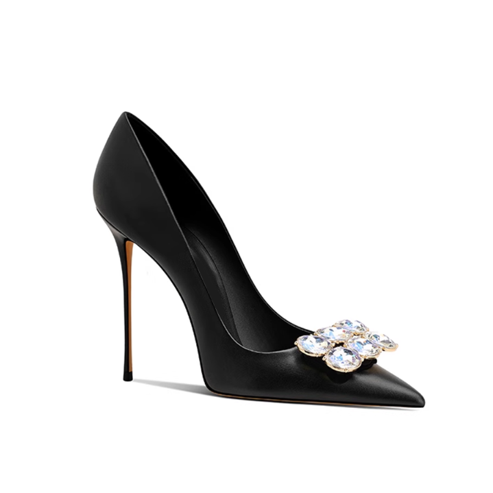 HETIC Diamante High Heel Pumps - 10cm
