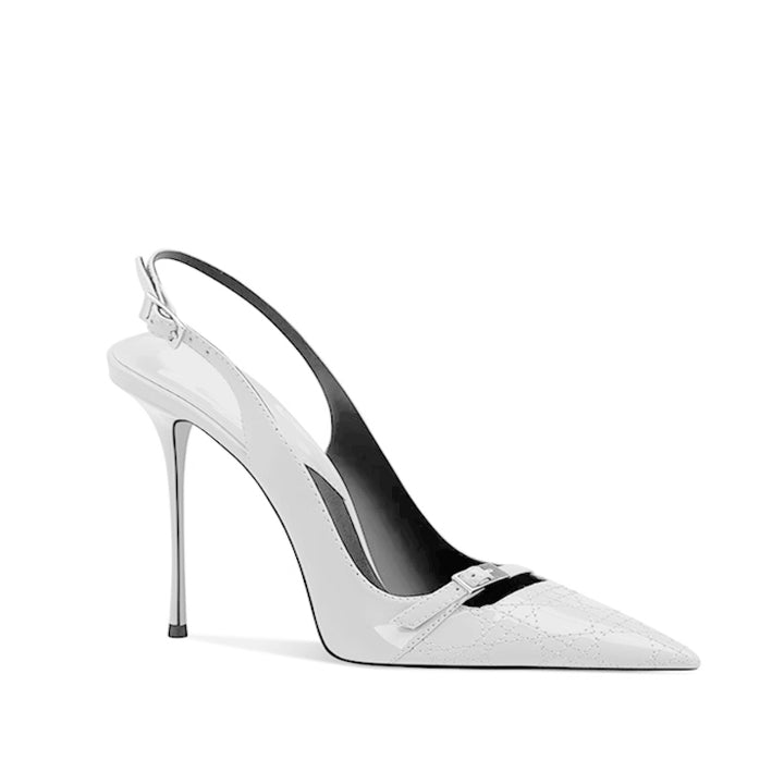 HOMIR Buckled Mid Heel Sandals - 8cm