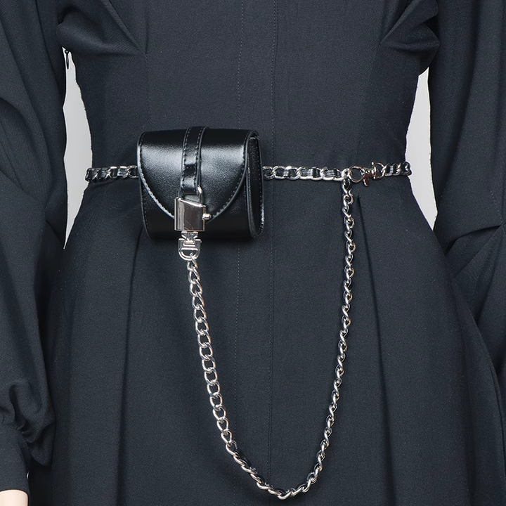 HORUV Metal Lock Mini Cross Body Bag