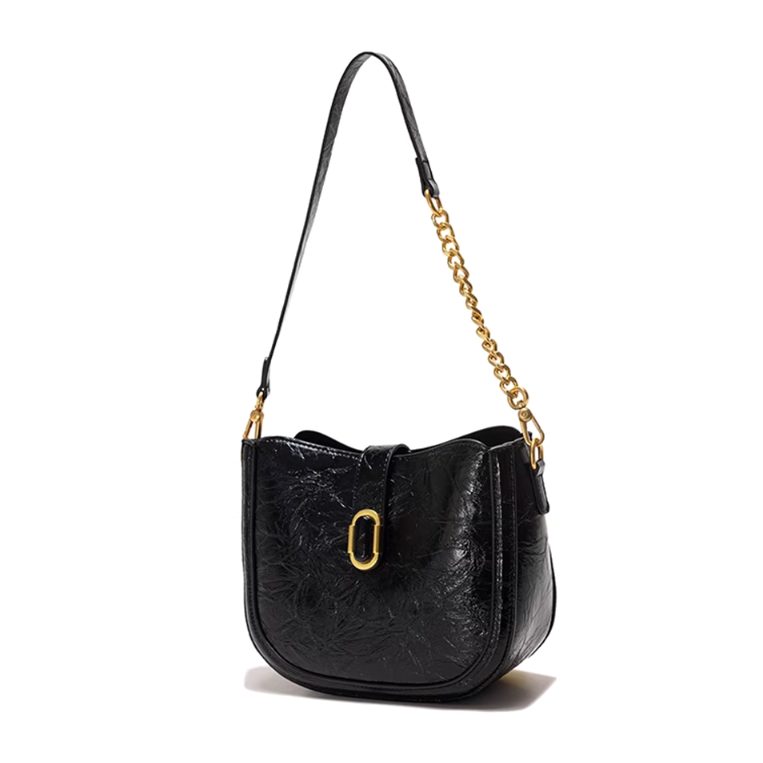 HOZAN Metal Lock Cross Body Bag