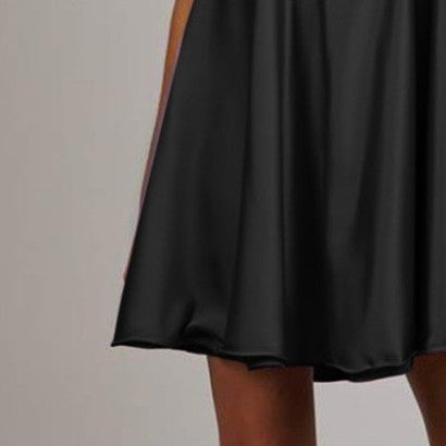HUIJO Diamante Deep V Mini Dress