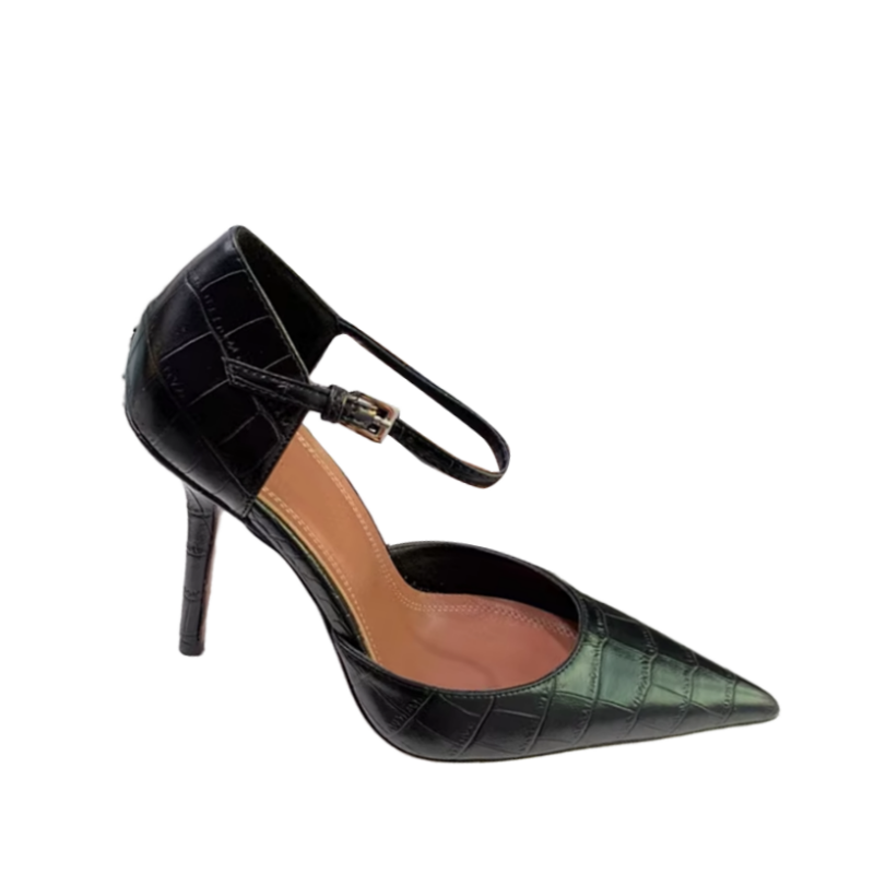 HUMFO Ankle Strap High Heel Sandals