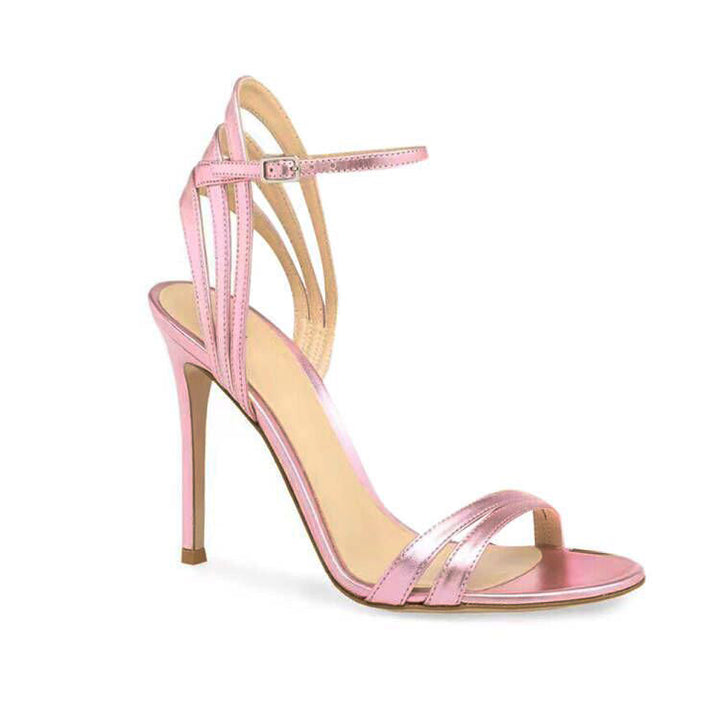 HURAC Ankle Strap High Heel Sandals