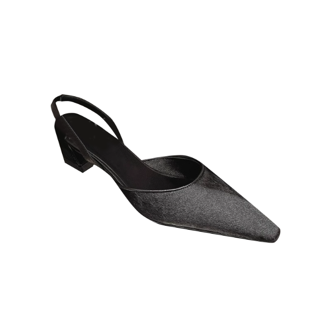HURAD Ankle Strap Mid Heel Sandals