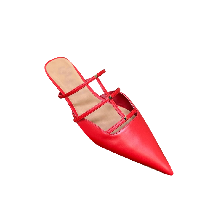 JAMRU Studded Mules Sandals