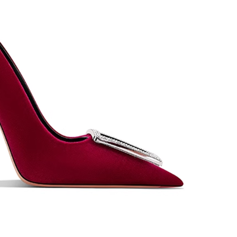 JANUH Diamante Buckled High Heel Pumps - 10cm