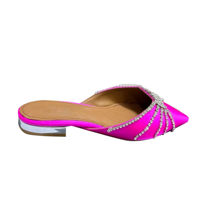 JOHSI Diamante Slippers Slides