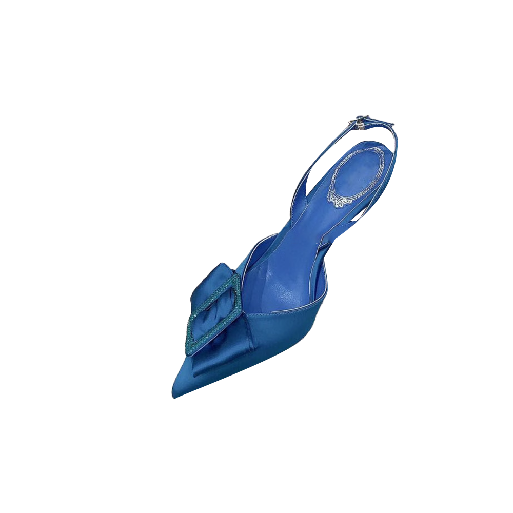 JONAH Diamante Buckled Mid Heel Sandals