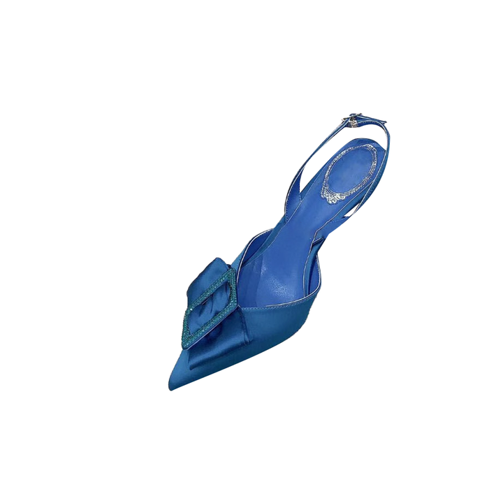 JONAH Diamante Buckled Mid Heel Sandals