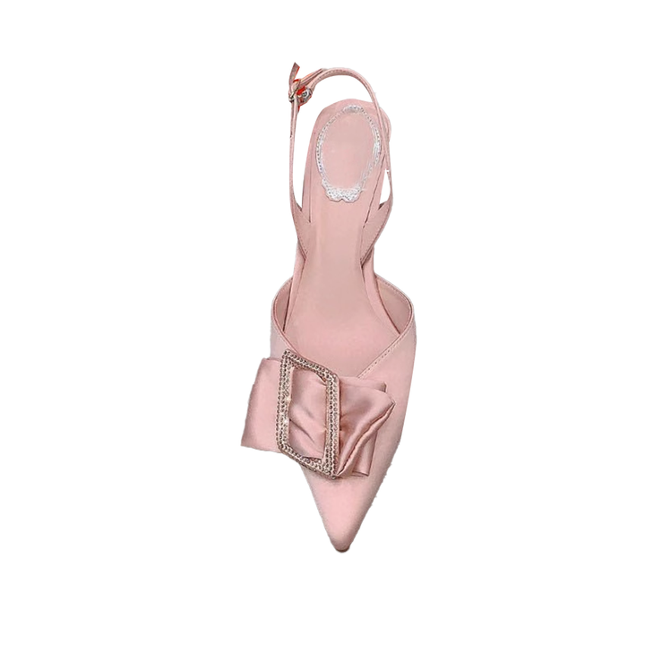 JONAH Diamante Buckled Mid Heel Sandals