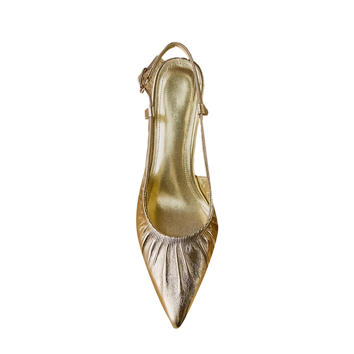 JUVCA Slingback Block Heel Sandals