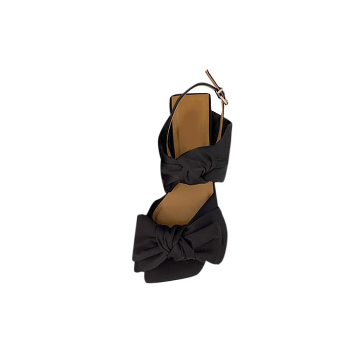 KAJEO Bow Flat Sandals