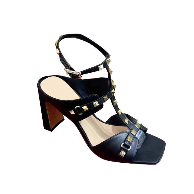 KAVYN Studded High Heel Sandals