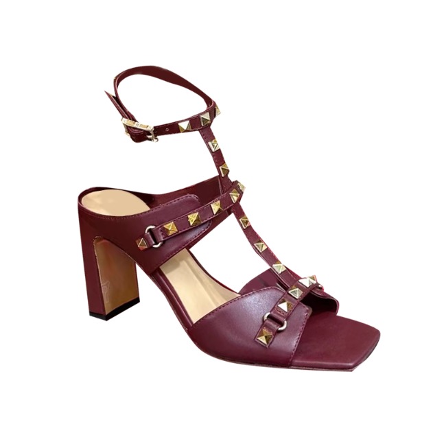 KAVYN Studded High Heel Sandals