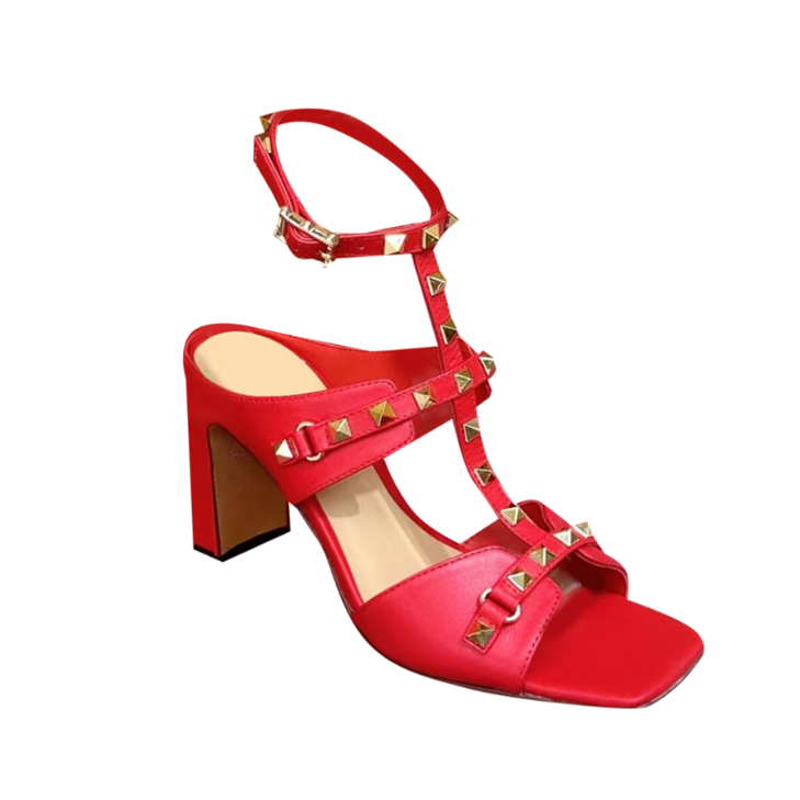KAVYN Studded High Heel Sandals