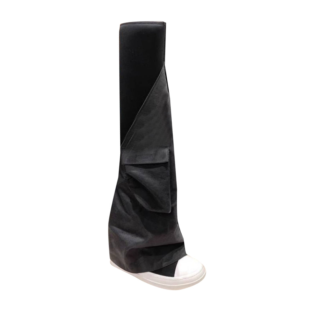 KEJUC Bi-Color Over The Knee Boots