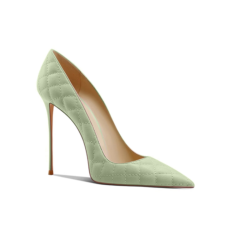 KIAZA Quilted High Heel Pumps - 10cm