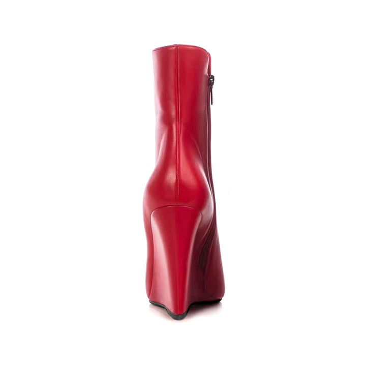 KOEJA Wedged Heel Ankle Boots