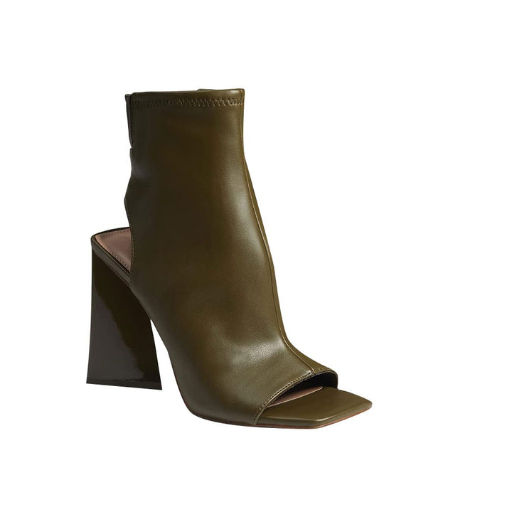 KOITA Block Heel Ankle Summer Boots