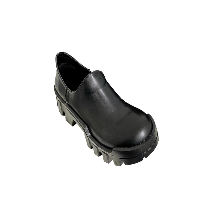 KUSEV Leather Platform Oxfords