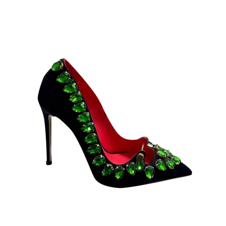 LACRU Diamante High Heel Pumps