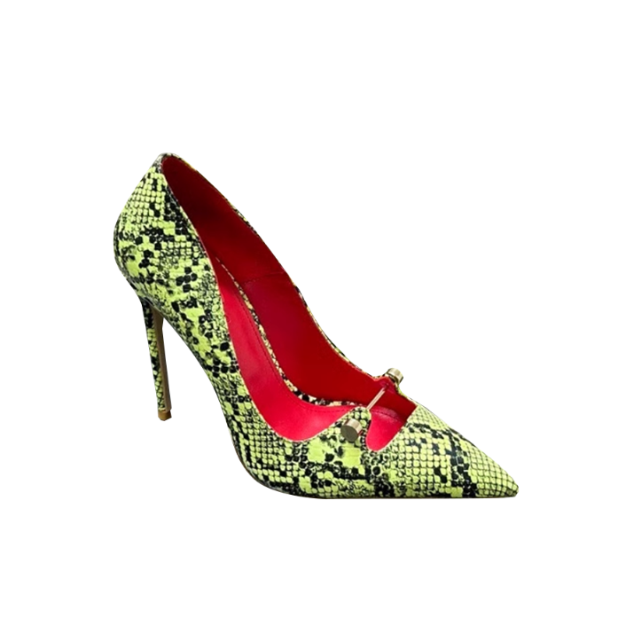 LACRU Printed High Heel Pumps