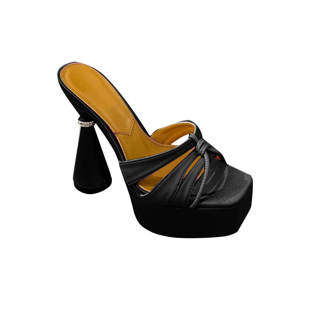LAKIO Platform Mules Sandals