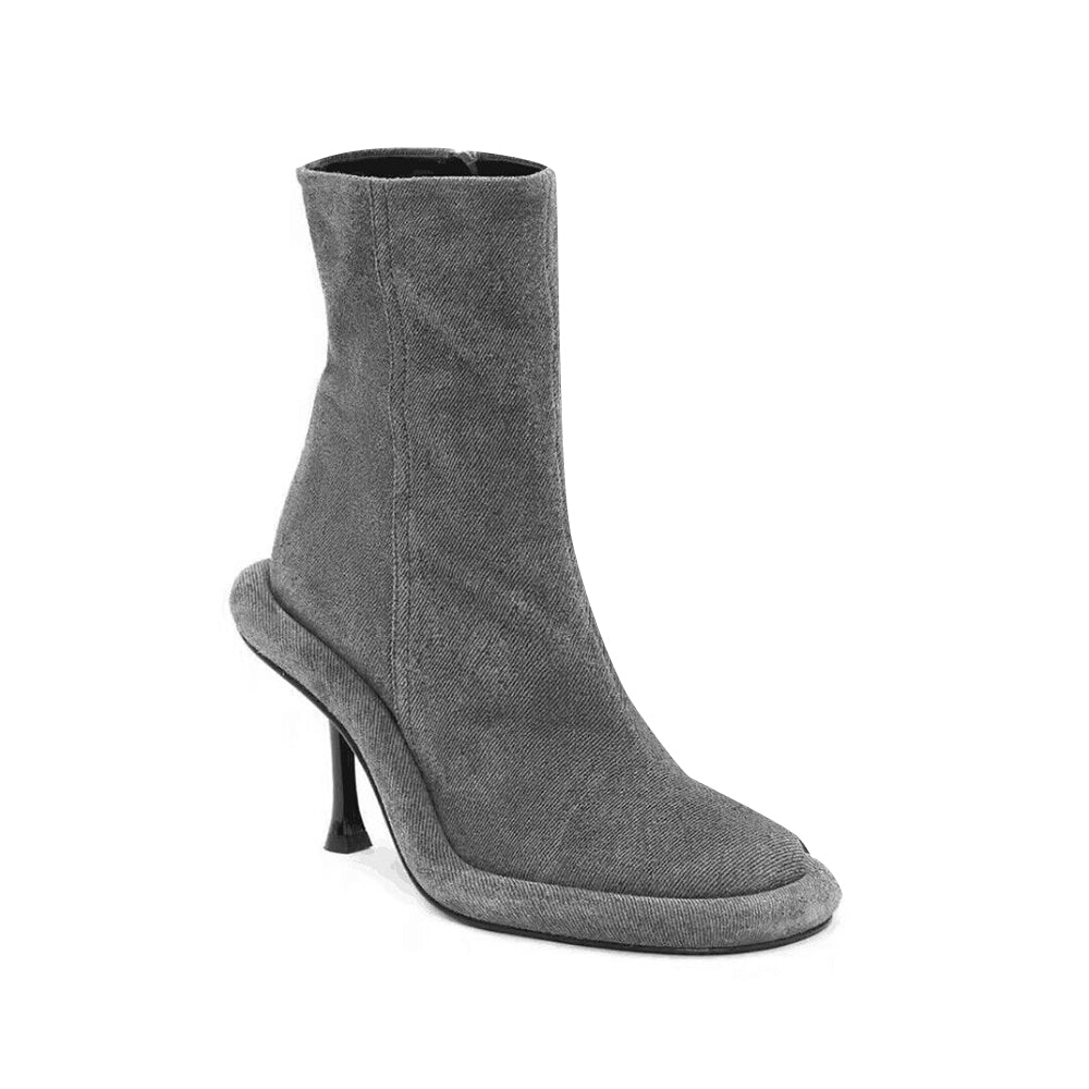 LAZUI Stiletto Heel Ankle Boots