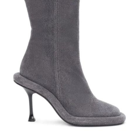 LAZUI Stiletto Heel Knee High Boots