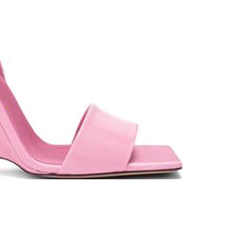 LEOCU Ankle Strap Wedged Heel Sandals