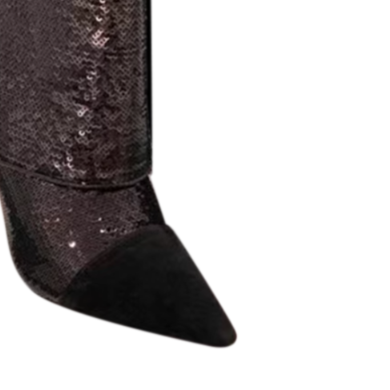 LUJEA Sequinned Knee High Boots