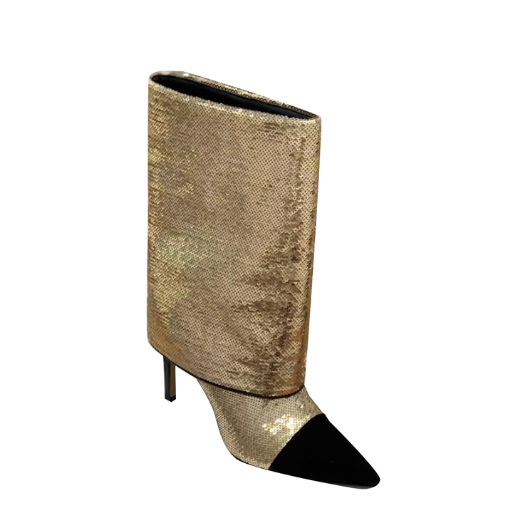 LUJEA Sequinned Knee High Boots