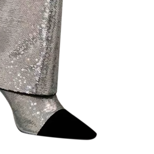 LUJEA Sequinned Knee High Boots