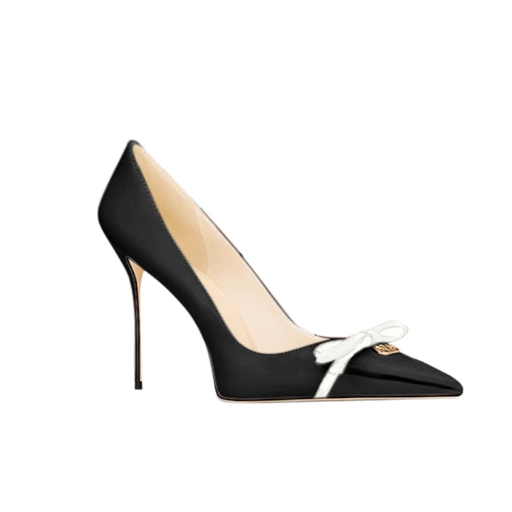 LUVTO Bow Mid Heel Pumps - 8cm