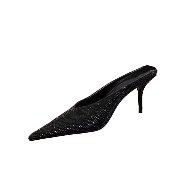 MAIJA Diamante Mules Pumps