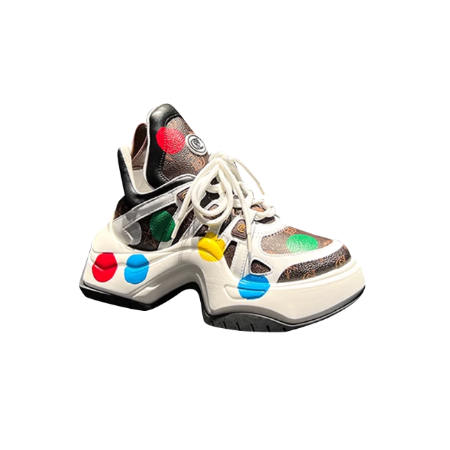 MALKE Lace Up Sneakers
