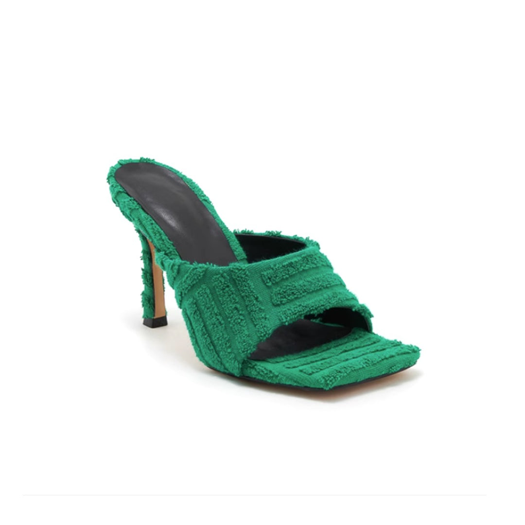 MALRE Stiletto Heel Mules Sandals