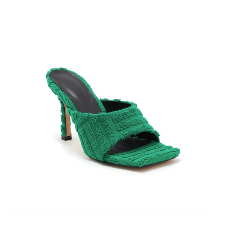 MALRE Stiletto Heel Mules Sandals