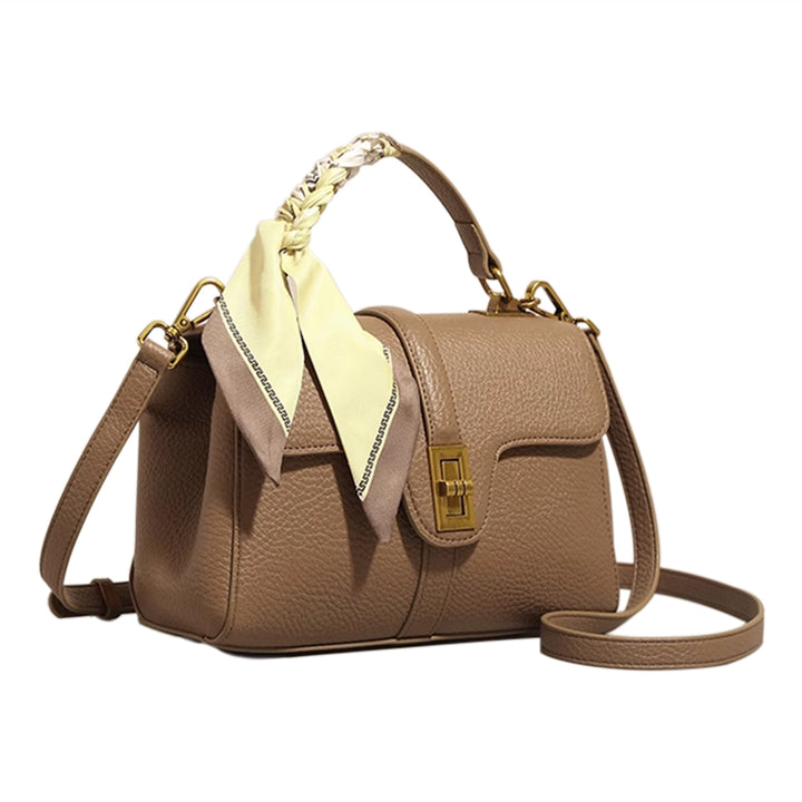 MEGNU Metal Lock Tote Bag