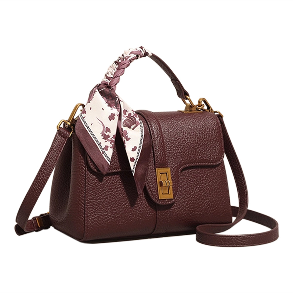 MEGNU Metal Lock Tote Bag