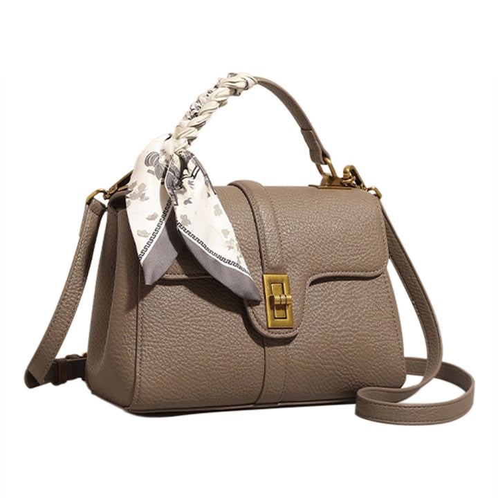 MEGNU Metal Lock Tote Bag