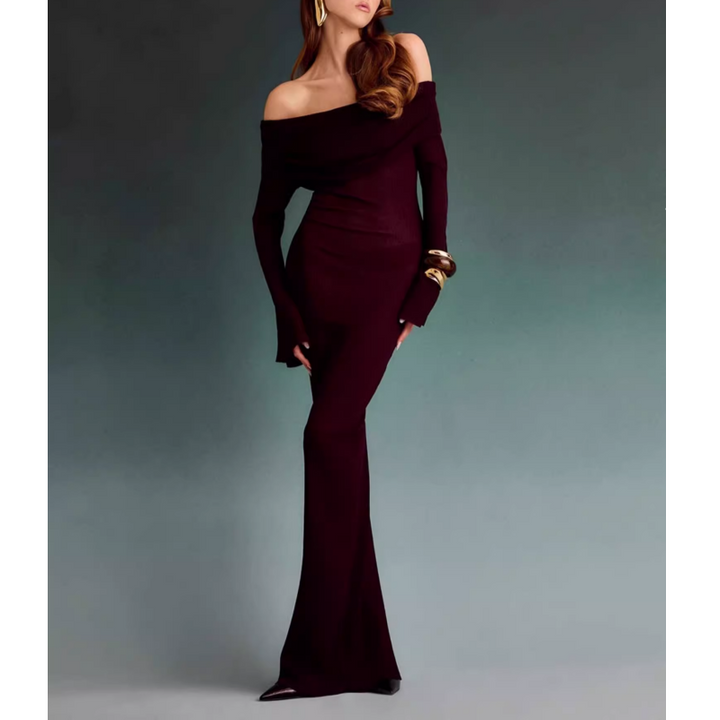 MESOA Off-Shoulder Evening Dress Gown