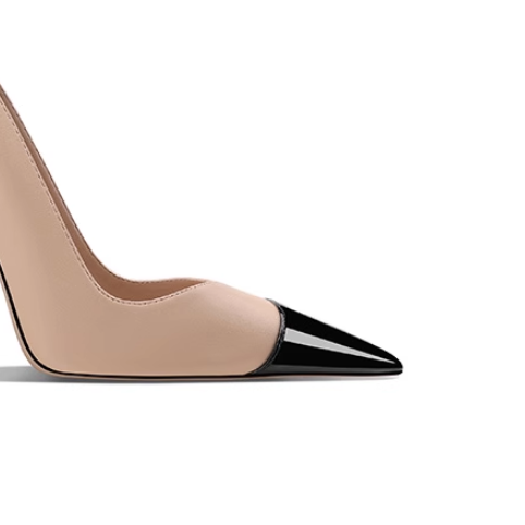MOREY Bi-Color High Heel Pumps - 10cm