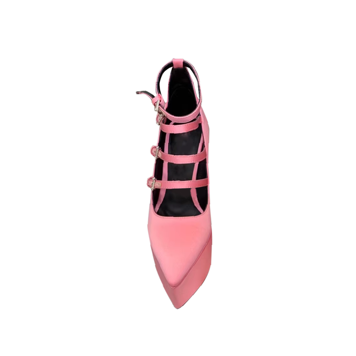 NAHRU Buckled Platform Sandals
