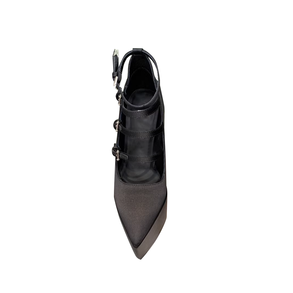 NAHRU Buckled Platform Sandals