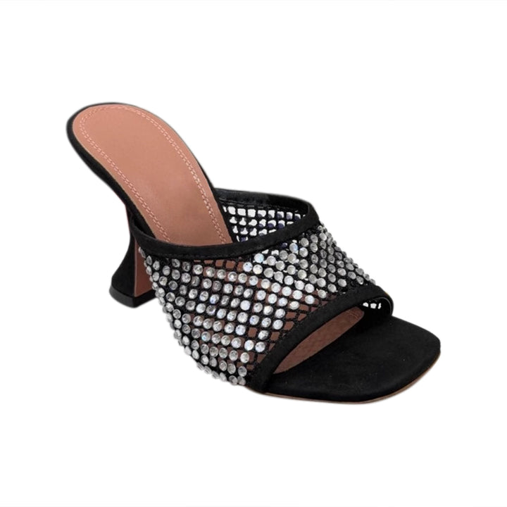 NATVO Diamante Mules Sandals