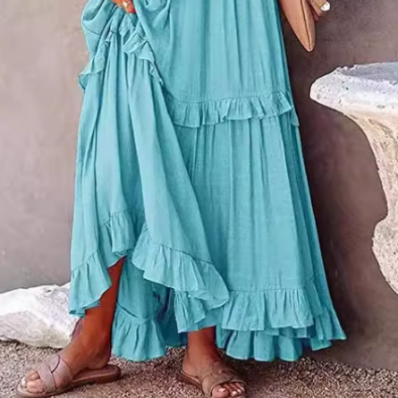 NOHAN Ruffled Maxi Dress