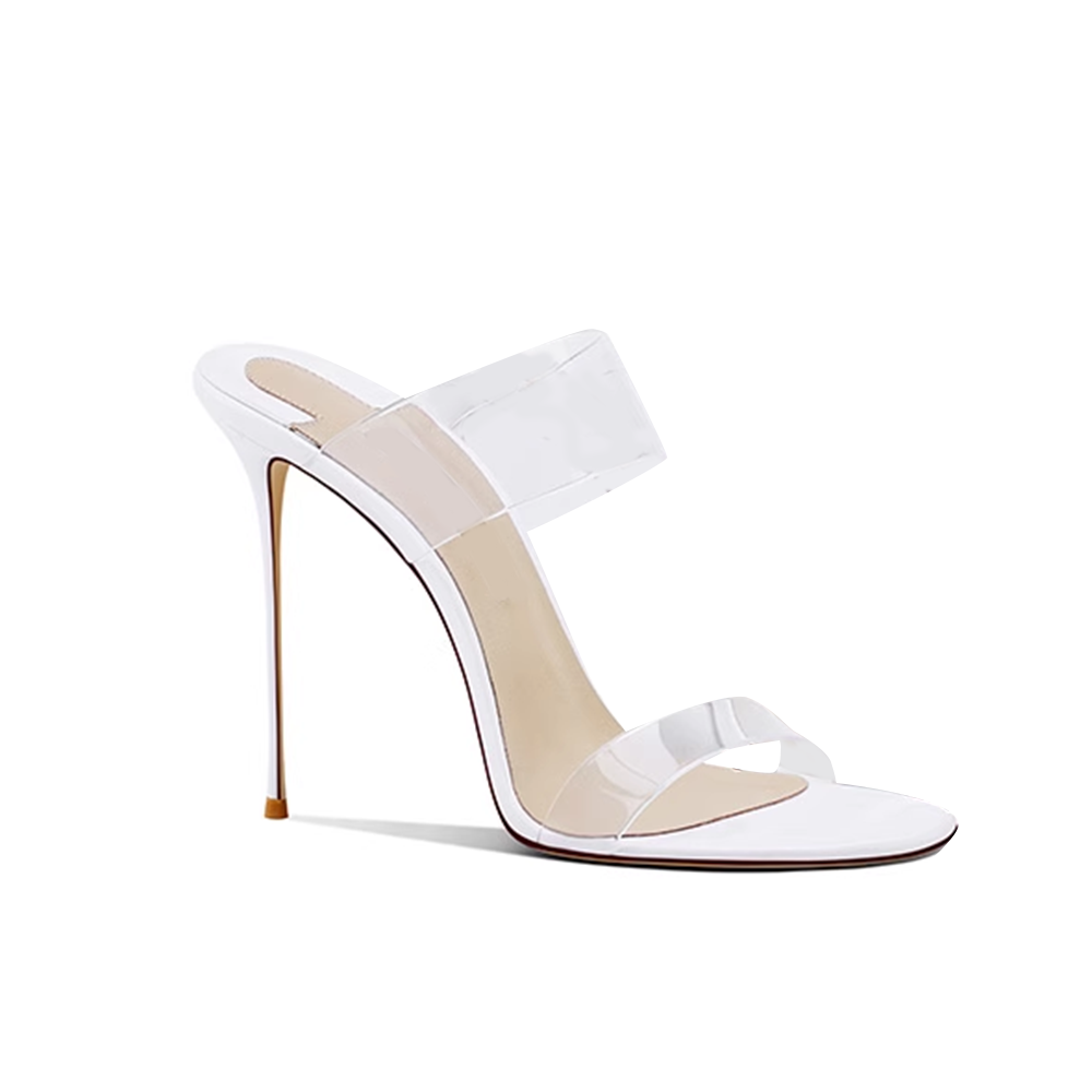 NOMNA PVC Mules Sandals - 10cm
